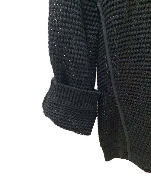 MAISON SPECIAL（メゾンスペシャル）MAISON SPECIAL (メゾンスペシャル) メッシュニット ブラック サイズ:46の古着・服飾アイテム