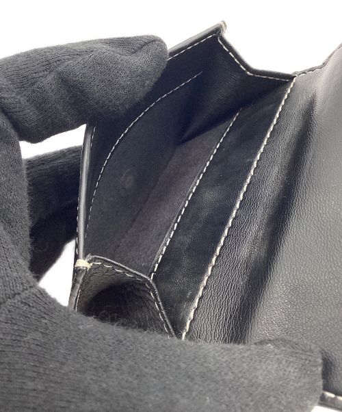MARNI（マルニ）MARNI (マルニ) 3つ折り財布 ブラックの古着・服飾アイテム