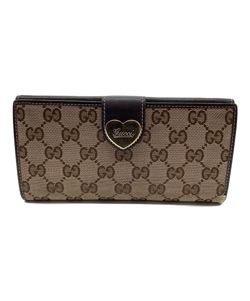GUCCI（グッチ）GUCCI (グッチ) ラブリーハート　長財布の古着・服飾アイテム