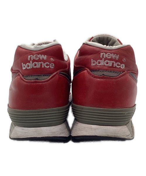 NEW BALANCE（ニューバランス）NEW BALANCE (ニューバランス) レザースニーカー レッド サイズ:27.5cmの古着・服飾アイテム