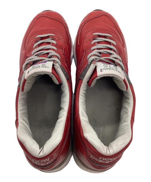 NEW BALANCE（ニューバランス）NEW BALANCE (ニューバランス) レザースニーカー レッド サイズ:27.5cmの古着・服飾アイテム