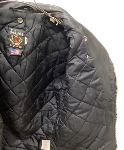 Schott（ショット）Schott (ショット) 613US VINTAGE ONESTAR ライダースジャケット ブラック サイズ:34の古着・服飾アイテム