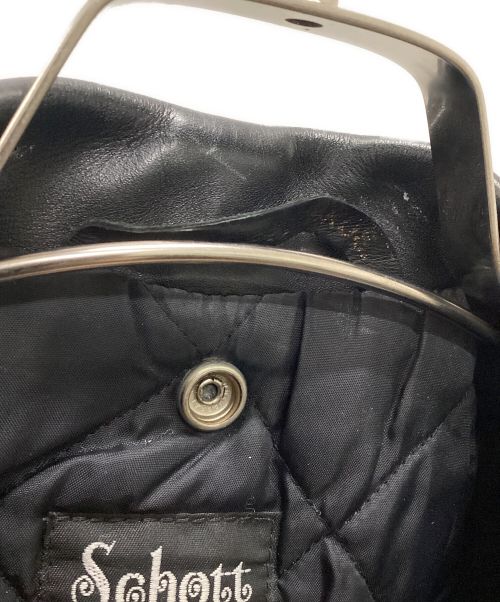 Schott（ショット）Schott (ショット) 613US VINTAGE ONESTAR ライダースジャケット ブラック サイズ:34の古着・服飾アイテム