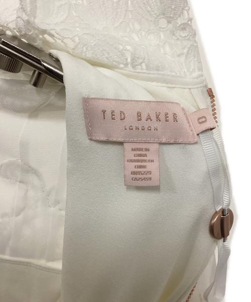 ted baker（テッドベーカー）ted baker (テッドベーカー) KATHIEA High neck lace tunic dress ホワイトの古着・服飾アイテム