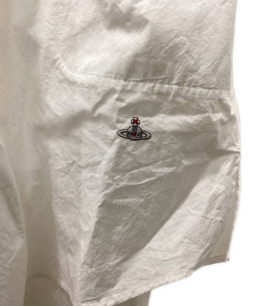 Vivienne Westwood RED LABEL（ヴィヴィアンウエストウッドレッドレーベル）Vivienne Westwood RED LABEL (ヴィヴィアンウエストウッドレッドレーベル) ラブフリルシャツワンピース ホワイト サイズ:Sの古着・服飾アイテム