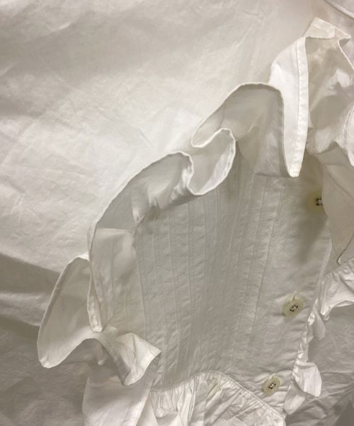 Vivienne Westwood RED LABEL（ヴィヴィアンウエストウッドレッドレーベル）Vivienne Westwood RED LABEL (ヴィヴィアンウエストウッドレッドレーベル) ラブフリルシャツワンピース ホワイト サイズ:Sの古着・服飾アイテム