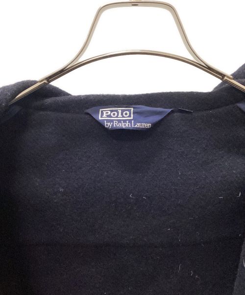 POLO RALPH LAUREN（ポロ・ラルフローレン）POLO RALPH LAUREN (ポロ・ラルフローレン) 90's ロングダッフルコート 濃紺 サイズ:Ⅿの古着・服飾アイテム