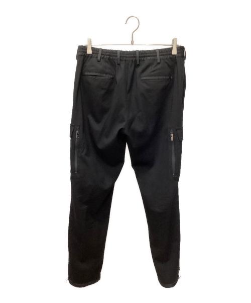 PT TORINO（ピーティートリノ）PT TORINO (ピーティートリノ) LAMDA 高機能ストレッチウール カーゴスラックス ブラック サイズ:48の古着・服飾アイテム