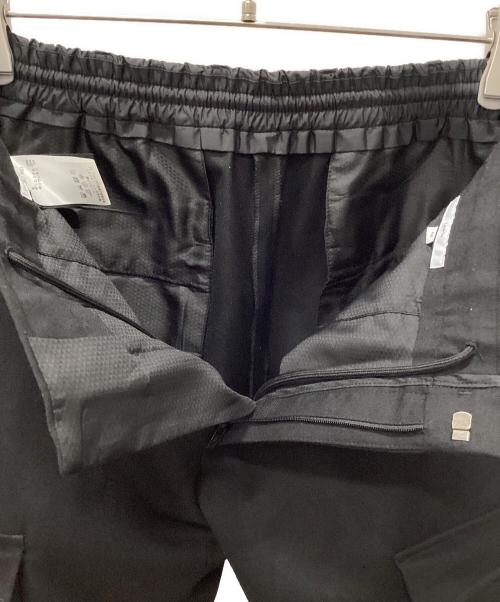 PT TORINO（ピーティートリノ）PT TORINO (ピーティートリノ) LAMDA 高機能ストレッチウール カーゴスラックス ブラック サイズ:48の古着・服飾アイテム