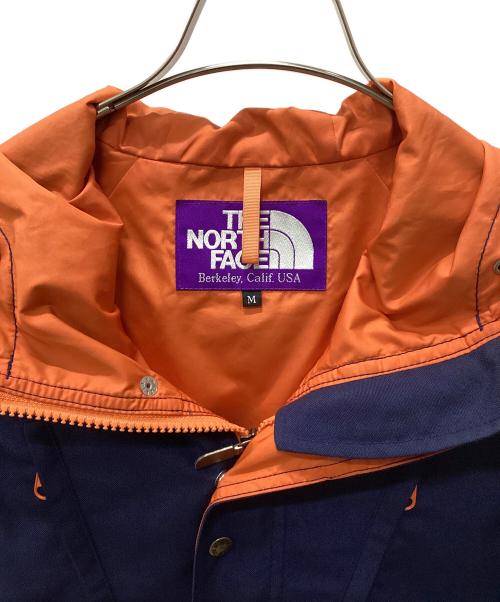 THE NORTHFACE PURPLELABEL（ザ・ノースフェイス パープルレーベル）THE NORTHFACE PURPLELABEL (ザ・ノースフェイス パープルレーベル) THE NORTHFACE PURPLELABEL マウンテンパーカー ネイビー×オレンジ サイズ:Mの古着・服飾アイテム