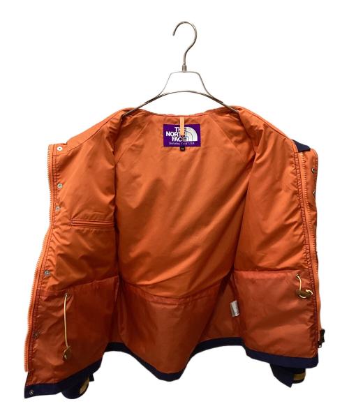 THE NORTHFACE PURPLELABEL（ザ・ノースフェイス パープルレーベル）THE NORTHFACE PURPLELABEL (ザ・ノースフェイス パープルレーベル) THE NORTHFACE PURPLELABEL マウンテンパーカー ネイビー×オレンジ サイズ:Mの古着・服飾アイテム
