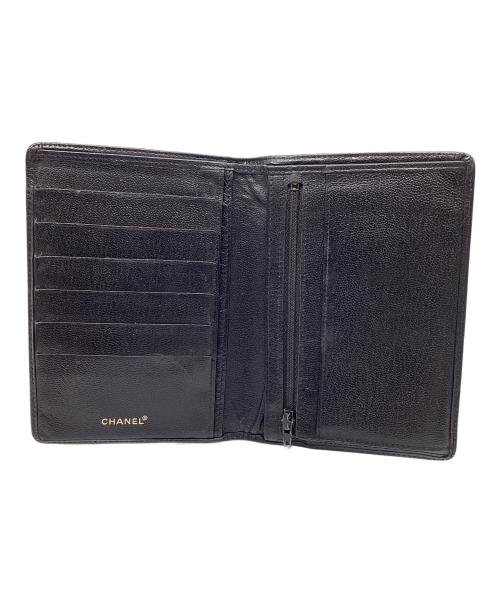 CHANEL（シャネル）CHANEL (シャネル) ココマーク　2つ折り財布 ブラックの古着・服飾アイテム