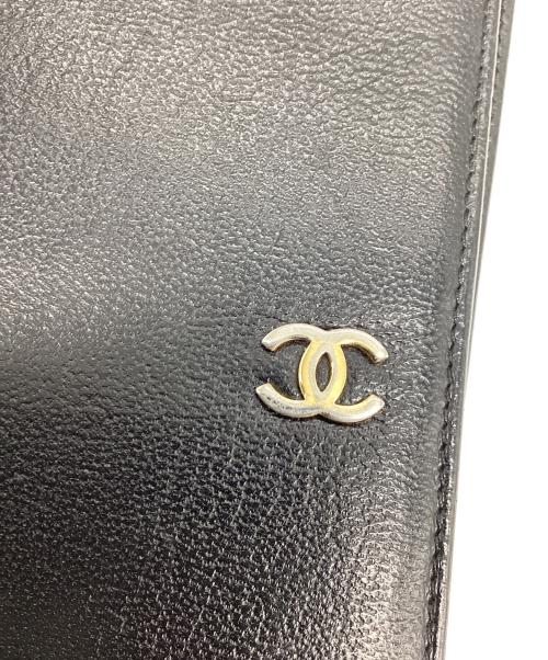CHANEL（シャネル）CHANEL (シャネル) ココマーク　2つ折り財布 ブラックの古着・服飾アイテム