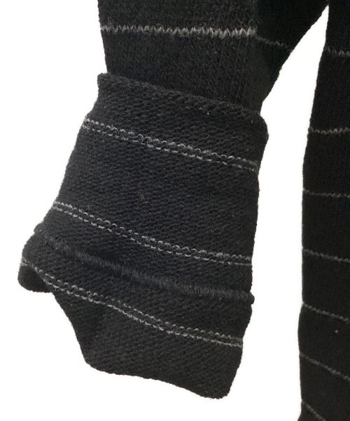 COMME des GARCONS HOMME（コムデギャルソン オム）COMME des GARCONS HOMME (コムデギャルソン オム) 90sアーカイブニット ブラック×グレー サイズ:FREEの古着・服飾アイテム
