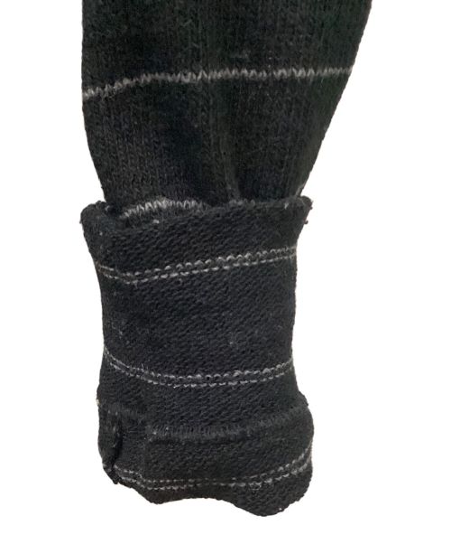 COMME des GARCONS HOMME（コムデギャルソン オム）COMME des GARCONS HOMME (コムデギャルソン オム) 90sアーカイブニット ブラック×グレー サイズ:FREEの古着・服飾アイテム