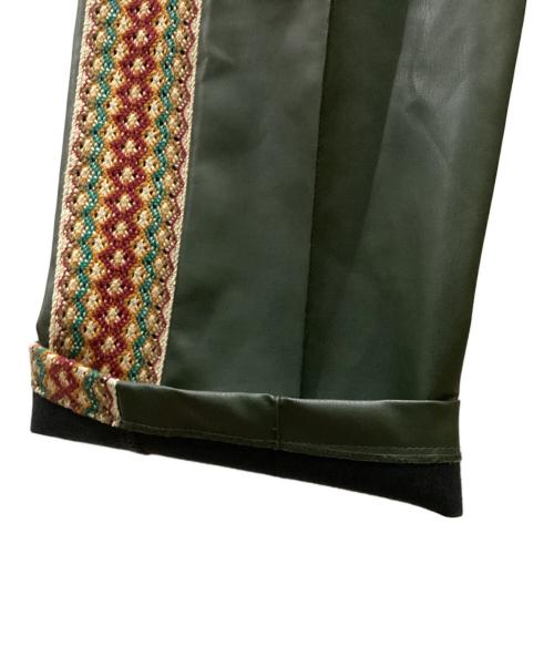 Toironier（トワロニエ）Toironier (トワロニエ) Synthetic Leather Side Line Truck オリーブ サイズ:FREEの古着・服飾アイテム