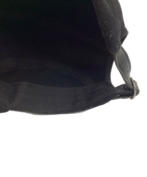 SUPREME（シュプリーム）SUPREME (シュプリーム) LORO PIANA (ロロピアーナ) 17FW Wool Camp Cap ブラックの古着・服飾アイテム