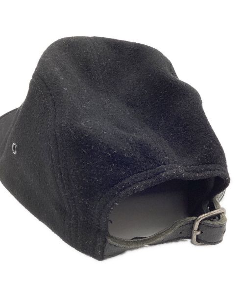 SUPREME（シュプリーム）SUPREME (シュプリーム) LORO PIANA (ロロピアーナ) 17FW Wool Camp Cap ブラックの古着・服飾アイテム