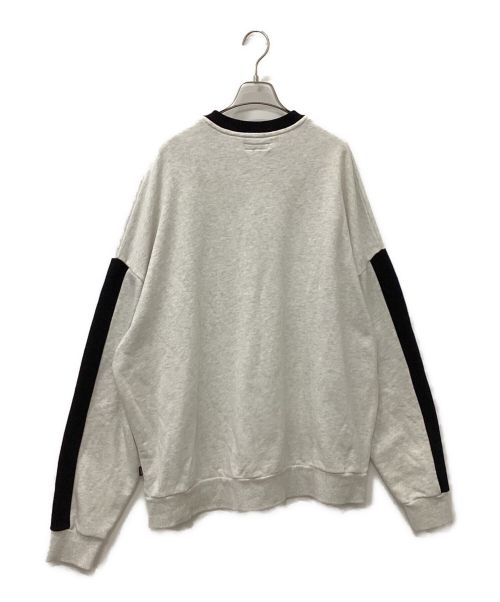 glamb（グラム）glamb (グラム) Retro Future Sweat ライトグレー サイズ:Lの古着・服飾アイテム