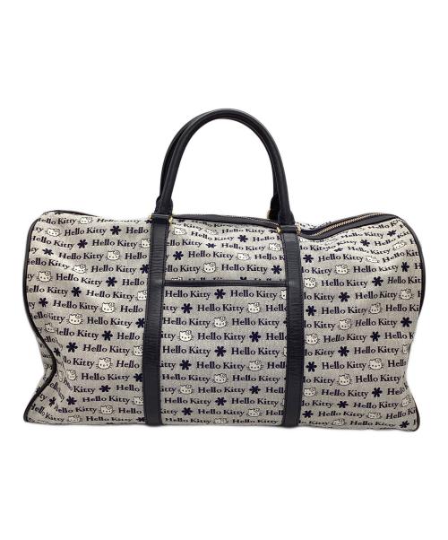 Kitamura K2（キタムラ）Kitamura K2 (キタムラ) HELLO KITTY (ハローキティ) Sanrio (サンリオ) 70sボストンバッグ ブルーの古着・服飾アイテム