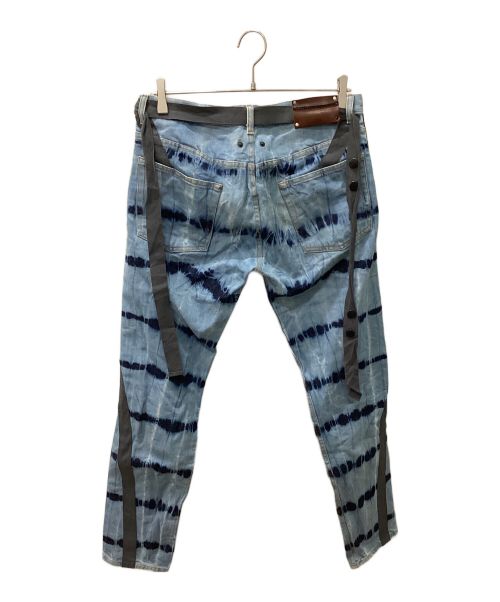 DRIES VAN NOTEN（ドリスヴァンノッテン）DRIES VAN NOTEN (ドリスヴァンノッテン) ボンテージテーピングデニムパンツ インディゴ サイズ:31の古着・服飾アイテム