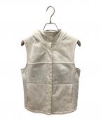 BURBERRY BLUE LABELバーバリーロンドンブルーレーベル）の古着「フード付きベスト」｜ホワイト