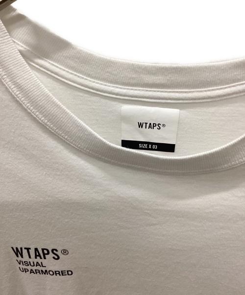 WTAPS（ダブルタップス）WTAPS (ダブルタップス) 22ss VISUAL UPARMORED SS TEE ホワイト サイズ:Xの古着・服飾アイテム