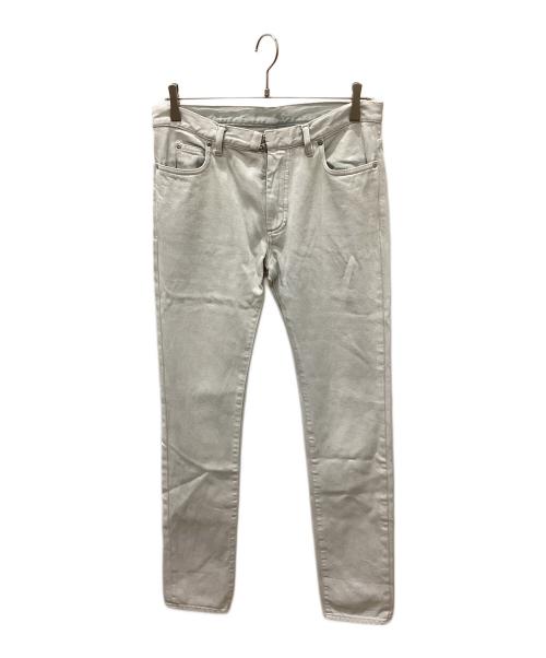 Maison Margiela（メゾンマルジェラ）Maison Margiela (メゾンマルジェラ) 樹脂加工ホワイトデニムパンツ ホワイト サイズ:30の古着・服飾アイテム