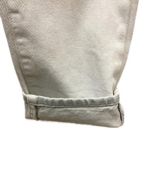 Maison Margiela（メゾンマルジェラ）Maison Margiela (メゾンマルジェラ) 樹脂加工ホワイトデニムパンツ ホワイト サイズ:30の古着・服飾アイテム