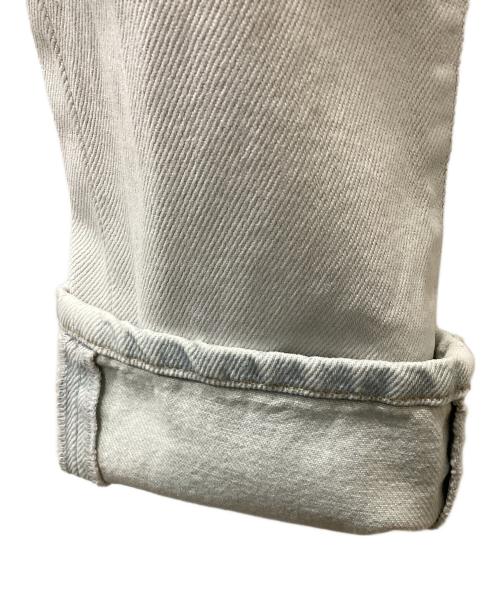 Maison Margiela（メゾンマルジェラ）Maison Margiela (メゾンマルジェラ) 樹脂加工ホワイトデニムパンツ ホワイト サイズ:30の古着・服飾アイテム