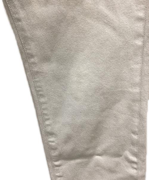 Maison Margiela（メゾンマルジェラ）Maison Margiela (メゾンマルジェラ) 樹脂加工ホワイトデニムパンツ ホワイト サイズ:30の古着・服飾アイテム