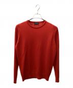 JOHN SMEDLEYジョンスメドレー）の古着「JOHN SMEDLEY クルーネックニット」｜レッド