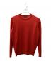 JOHN SMEDLEY（ジョンスメドレー）の古着「JOHN SMEDLEY クルーネックニット」｜レッド