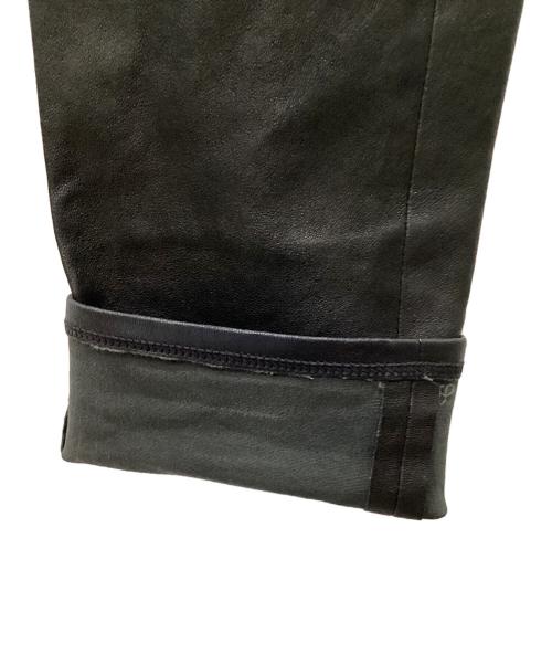 HELMUT LANG（ヘルムートラング）HELMUT LANG (ヘルムートラング) シープスキンパンツ ブラック サイズ:6の古着・服飾アイテム