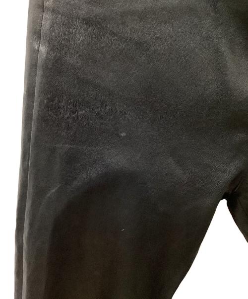 HELMUT LANG（ヘルムートラング）HELMUT LANG (ヘルムートラング) シープスキンパンツ ブラック サイズ:6の古着・服飾アイテム