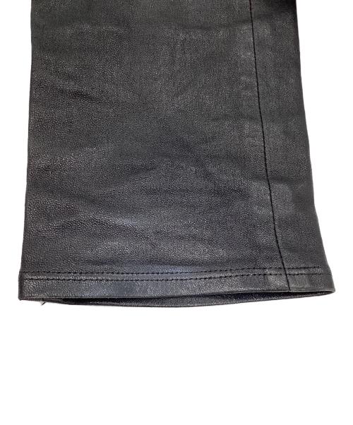 HELMUT LANG（ヘルムートラング）HELMUT LANG (ヘルムートラング) シープスキンパンツ ブラック サイズ:6の古着・服飾アイテム