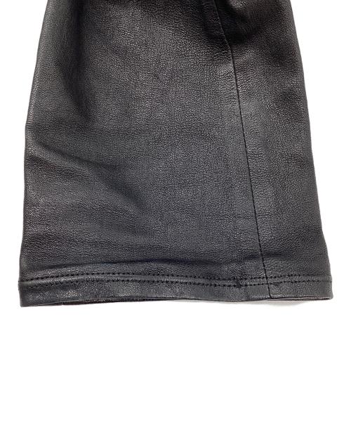 HELMUT LANG（ヘルムートラング）HELMUT LANG (ヘルムートラング) シープスキンパンツ ブラック サイズ:6の古着・服飾アイテム