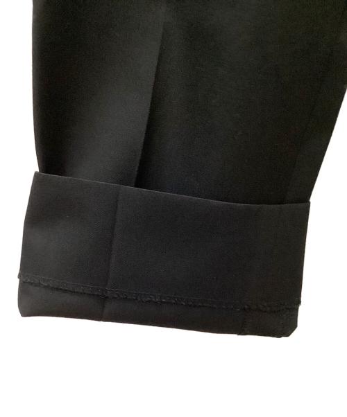 5525gallery（ゴーゴーニーゴーギャラリー）5525gallery (ゴーゴーニーゴーギャラリー) ウールギャバスラックス ブラック サイズ:Mの古着・服飾アイテム