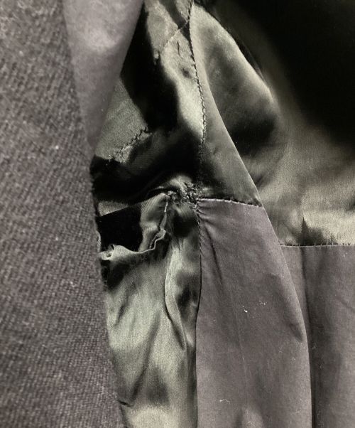 RICK OWENS（リックオウエンス）RICK OWENS (リックオウエンス) チューブウェイコート ブラック サイズ:46の古着・服飾アイテム
