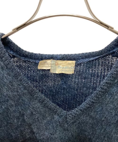 BRADFIELD（ブラッドフィールド）BRADFIELD (ブラッドフィールド) 60sモヘヤニット ネイビー サイズ:Lの古着・服飾アイテム