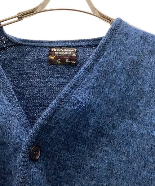 TOWN CRAFT（タウンクラフト）TOWN CRAFT (タウンクラフト) 60sモヘヤカーディガン ネイビー サイズ:Lの古着・服飾アイテム