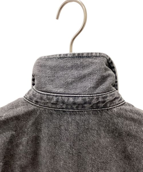 GANNI（ガニー）GANNI (ガニー) ウェスタンデニムシャツチュニック グレー サイズ:34の古着・服飾アイテム