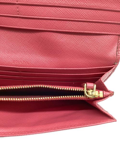 PRADA（プラダ）PRADA (プラダ) カードケース付リボン二つ折り長財布 SAFFIANO FIOCCOの古着・服飾アイテム