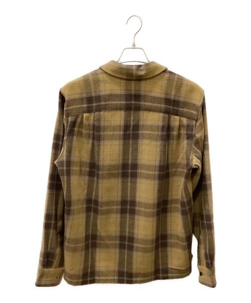 FILSON GARMENT（フィルソン ガーメント）FILSON GARMENT (フィルソン ガーメント) CPOシャツジャケット イエロー×ブラウン サイズ:Sの古着・服飾アイテム