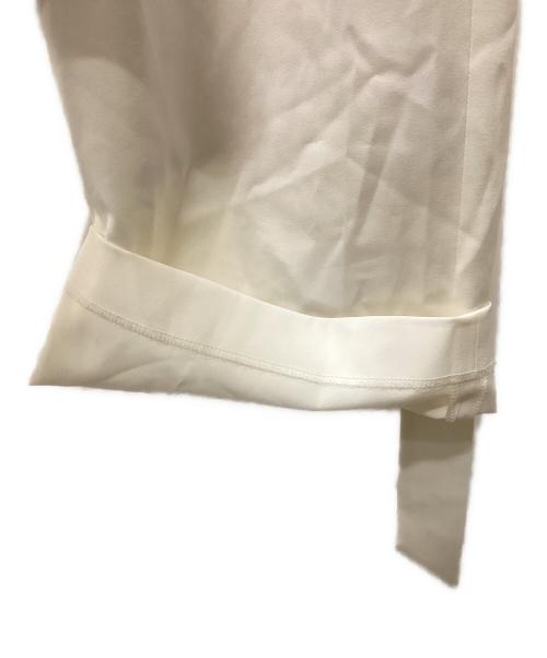 FRAY ID（フレイ アイディー）FRAY ID (フレイ アイディー) アシメラップリボンベルトパンツ アイボリー サイズ:1の古着・服飾アイテム