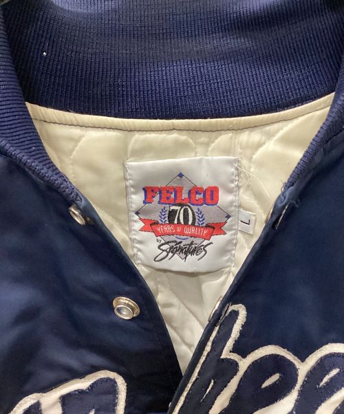NEW YORK YANKEES（ニューヨークヤンキース）NEW YORK YANKEES (ニューヨークヤンキース) FELCO (フェルコ) 70周年モデルスカジャン ネイビー サイズ:Lの古着・服飾アイテム