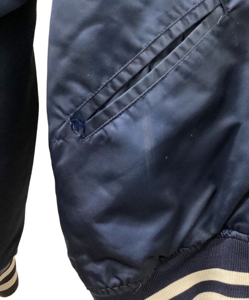 NEW YORK YANKEES（ニューヨークヤンキース）NEW YORK YANKEES (ニューヨークヤンキース) FELCO (フェルコ) 70周年モデルスカジャン ネイビー サイズ:Lの古着・服飾アイテム