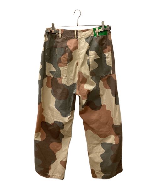 N.HOOLYWOOD（エヌ ハリウッド）N.HOOLYWOOD (エヌ ハリウッド) タクティカルパンツ ベージュ×ブラウン サイズ:40の古着・服飾アイテム