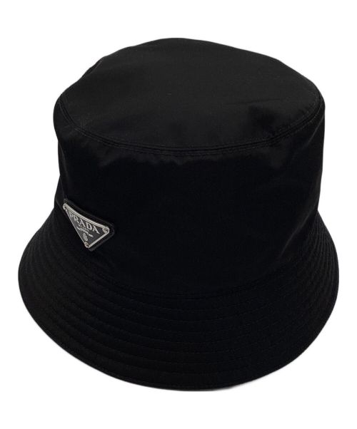 PRADA（プラダ）PRADA (プラダ) RE-NYLON BUCKET HAT ブラック サイズ:Mの古着・服飾アイテム
