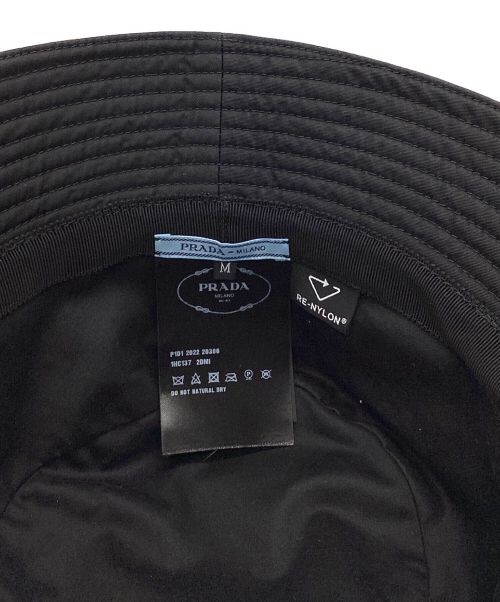 PRADA（プラダ）PRADA (プラダ) RE-NYLON BUCKET HAT ブラック サイズ:Mの古着・服飾アイテム